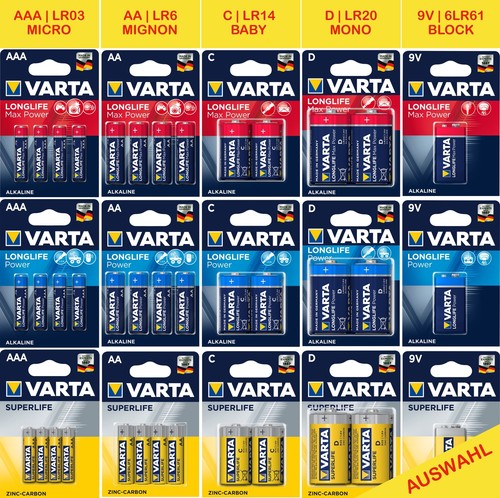 Varta batterie block c - varta,