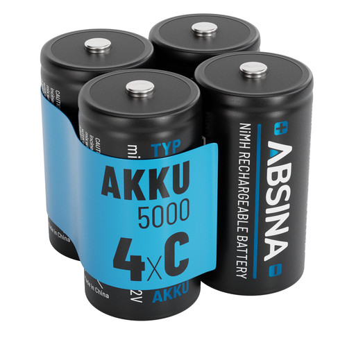 Absina akku baby - 4x, 1,2v