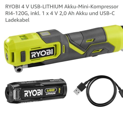 Ryobi usb lithium akku - v, usb-lithium