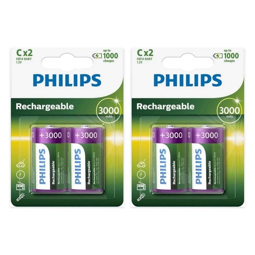 Philips akku batterien - 4x,
